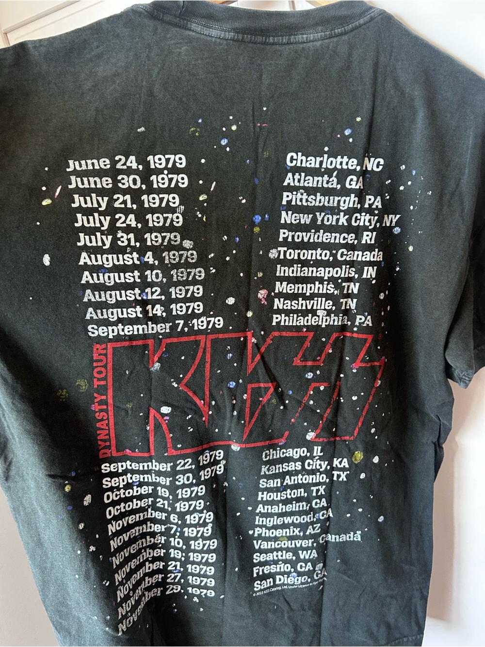 KISS Black Graphic Band Tee - Picture 5 of 5